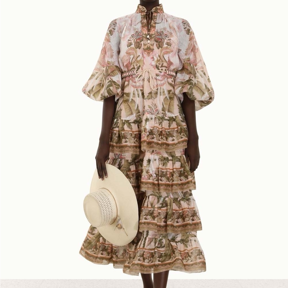 Zimmermann Multicolor Floral Dress